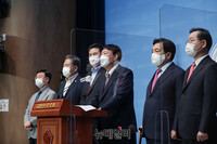 [포토] 공동선대위원장 영입 발표하는 윤석열