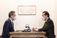 [포토] 이재명-이낙연 회동, 이낙연 선대위 상임고문 맡기로