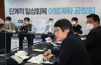 [포토] 단계적 일상회복 이행계획 공청회 개최