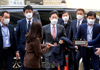 [포토] 고발사주 의혹, 영장심사 출석한 손준성 검사