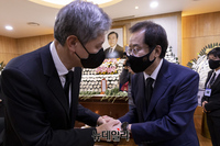 [포토] 노 전 대통령 빈소 찾은 홍준표