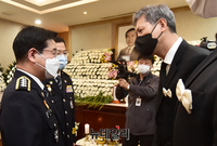 [포토] 노태우 전 대통령 빈소 찾은 김창룡·김병수