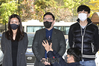 [포토] 차량시위·합동분향소설치, 경찰 출석한 김기홍 자영업자비대위 공동대표