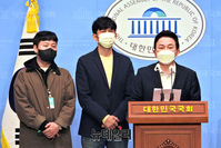 [포토] 소상공인 대표 경찰 조사 관련 기자회견 갖는 원희룡