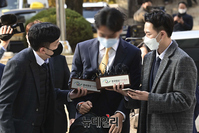 [포토] 영장심사 출석하는 정민용 전 성남도시개발공사 전략사업실장