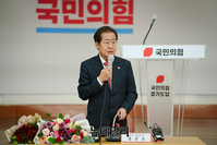 [포토] 경기도당 찾는 홍준표 대선 예비후보