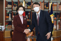 [포토] 김상희 국회부의장 예방한 윤석열