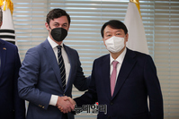 [포토] 윤석열, 미국 방한단 접견