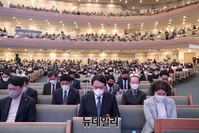 [포토] 사랑의교회 찾은 윤석열 대선후보