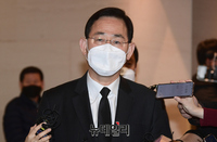 [포토] 전두환 전 대통령 조문 마친 주호영