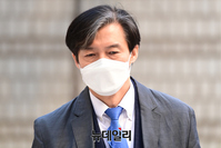 [포토] 법정 향하는 조국 전 법무부 장관