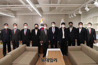 [포토] 선대위 총괄본부장과 상견례 갖는 윤석열 후보