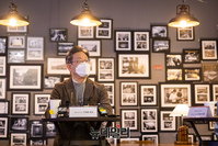 [포토] 기업형 메이커 스페이스 'N15' 방문하는 이재명 후보