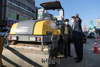 [포토] 안양 사고현장 찾은 윤석열 국민의힘 대선후보