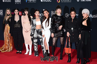 [포토] 레드카펫 장악한 '2021MAMA' 스우파 리더 8인