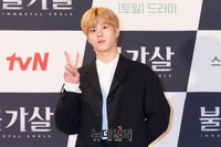 [포토] 김우석, 한국형 판타지 '불가살' 기대해주세요