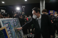 [포토] 새만금 33센터 방문한 윤석열