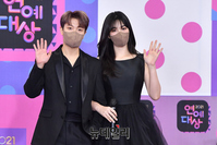 [포토] KBS연예대상 최민환·율희, 환상의 짝궁
