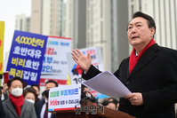 [포토] 판교 대장동 찾은 윤석열 "진실 밝힐것"(전문)