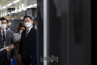 [포토] 한국사회보장정보원 찾은 이재명 후보