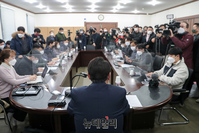 [포토] 대구·경북지역 언론인 만난 윤석열