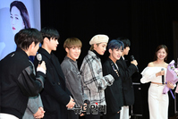 [포토] 정다경 첫 싱글앨범 쇼케이스에 등장한 아이돌그룹 탄