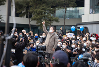 [포토] 경기도 화성 찾은 이재명 민주당 대선후보