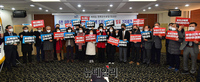 [포토] 정권교체 촉구하는 대학교수들