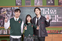 [포토] 배우 임재혁·이유미·유민수 '개구진 매력 발산'