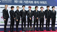 [포토] '가온차트 뮤직 어워즈' 포토월 장악한 NCT127