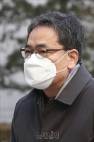 [포토] 영장심사 출석하는 곽상도 전 의원