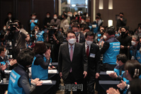 [포토] 세무사 봉사단 발대식 참석한 윤석열 대선후보