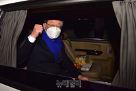 [포토] 선거유세 첫날 일정 마친 이재명