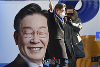 [포토] 선거 유세 마친 이재명 후보