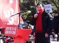 [포토] 윤석열 지원 유세하는 배우 임혁