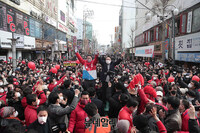[포토] 거제서 지지 호소하는 윤석열 후보