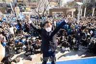 [포토] 경남 창원서 지지호소하는 이재명