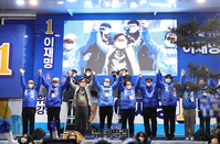 [포토] 경북 영주 찾은 이재명 대선후보