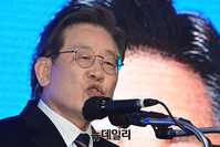 [포토] 광진구 찾은 이재명 "국민통합 대통령 되겠습니다"