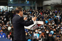 [포토] 남양주서 지지호소 하는 이재명 후보