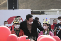 [포토] 경북 경주서 유세 이어가는 윤석열