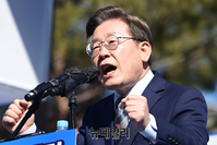 [포토] 서울 도봉구 집중유세 나선 이재명