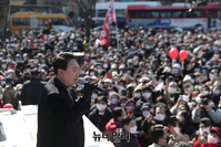 [포토] 경기 파주서 유세 이어가는 윤석열