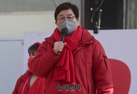 [포토] 윤석열 지지연설하는 배우 송기윤