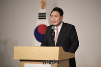 [포토] 당선 인사하는 윤석열 대통령 당선인 