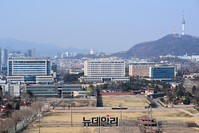 [포토] 대통령 집무실 예정지, 용산 국방부·합동참모본부 청사