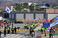 [포토] 박근혜 전 대통령 환영행사로 분주한 달성군 사저