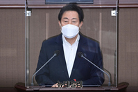 [포토] 추가경정예산안, 시정연설하는 오세훈