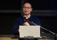 [포토] 이승만 탄신 147주년 기념 강연, 인사말하는 김은구 트루스포럼 대표