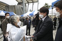 [포토] 천안함 46용사 제12주기 추모행사 참석한 이준석 대표